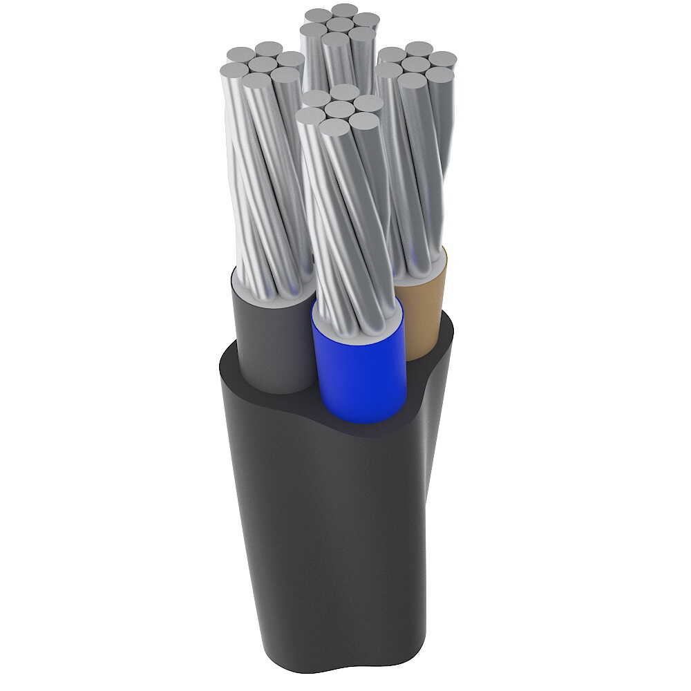 Кабель АКВВГ 14x2.5 не розповсюджує горіння та має низьке димо- та газовиділення